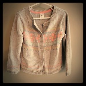 4T girls sweater cardigan